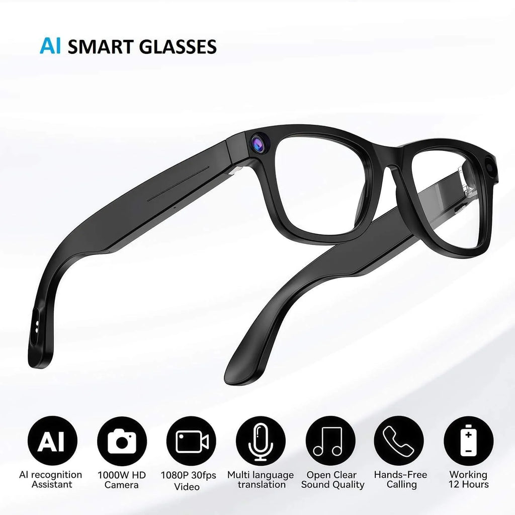 Air Vision AI Smart Glasses – 8MP HD Camera & Voice Assistant