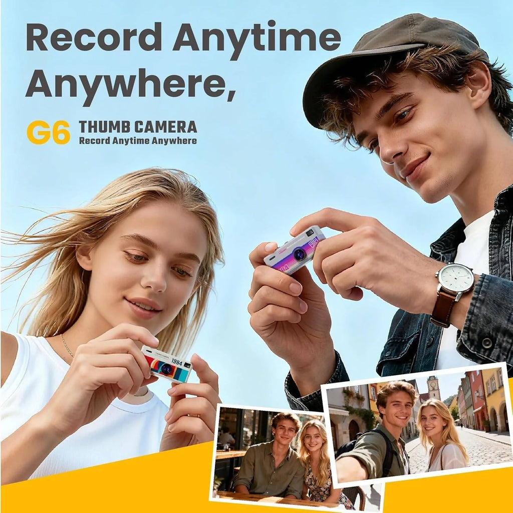 Mini Keychain Digital Camera, 1080P HD Video Recorder, Mirco Thumb Camera