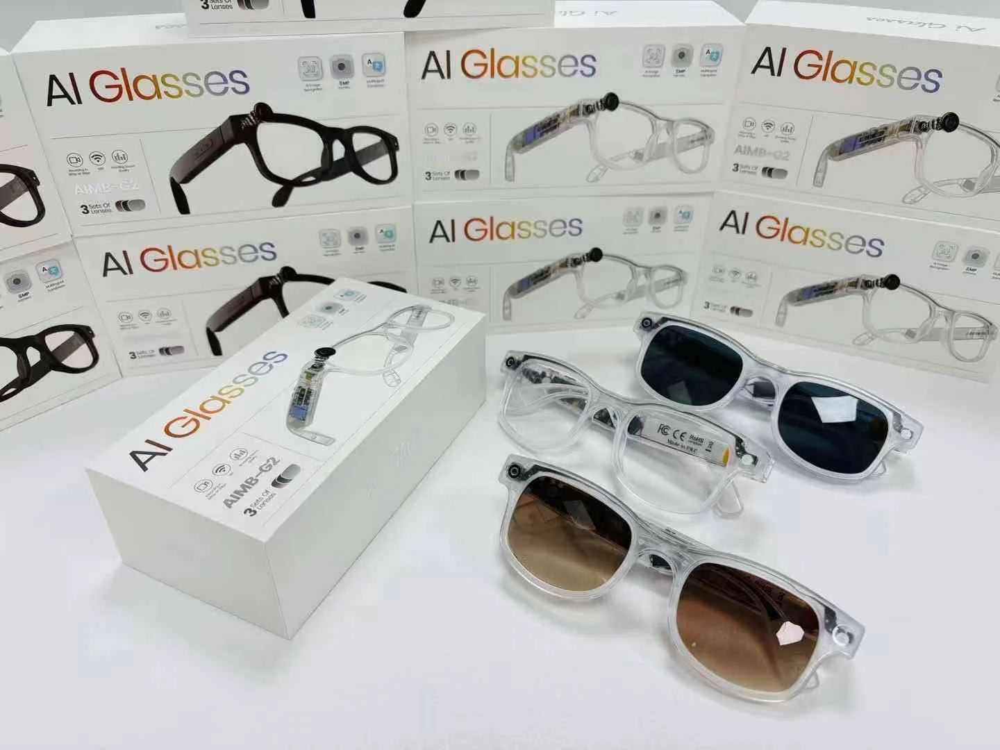 Air Vision AI Smart Glasses – 8MP HD Camera & Voice Assistant