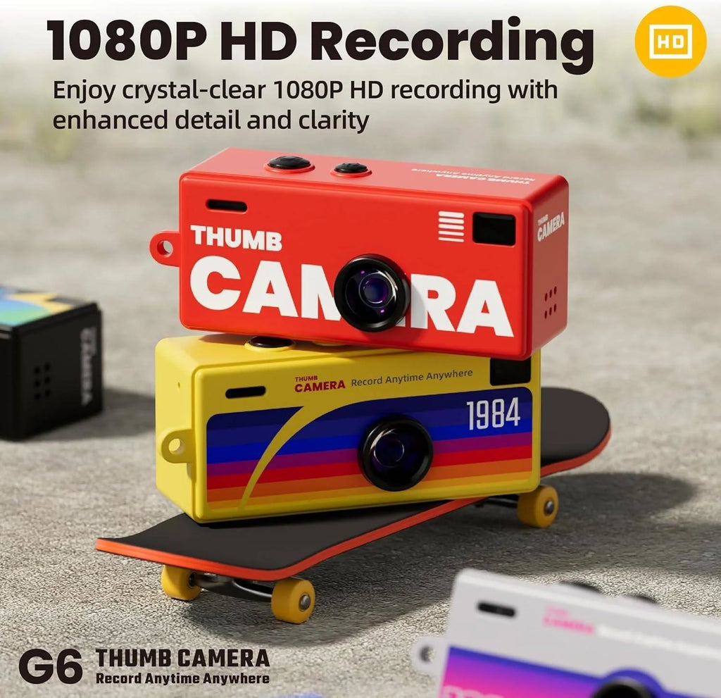 Mini Keychain Digital Camera, 1080P HD Video Recorder, Mirco Thumb Camera